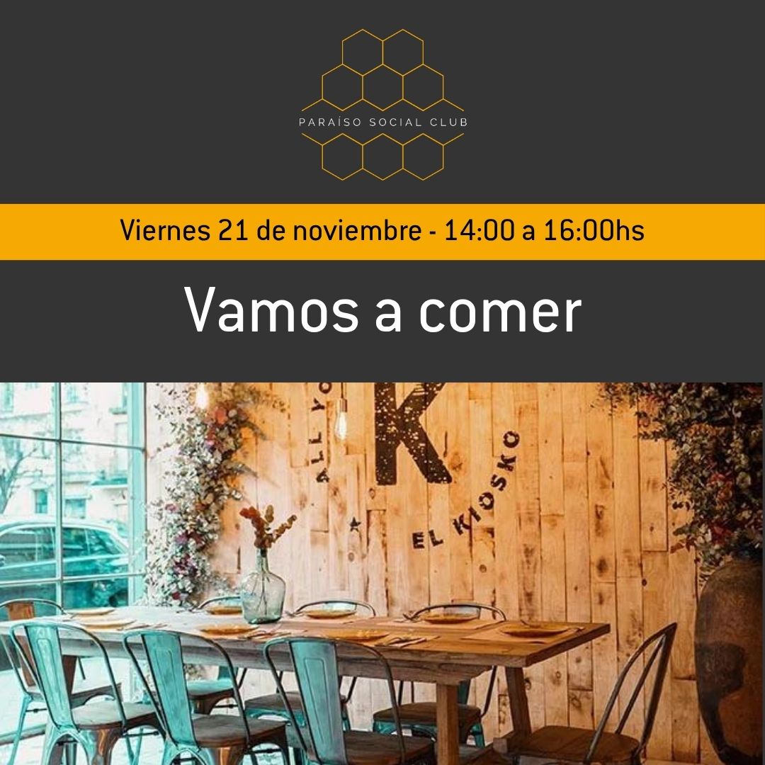 Vamos a comer Noviembre